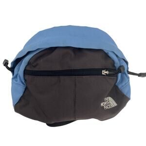 The North Face Fanny Pack Waist Bag Hiking Outdoors Pouch Adjustable Blue brown